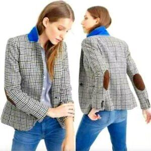 🧑‍🎄HOLIDAY FLASH SALE🧑‍🎄 J. Crew RARE Campbell Blazer in Houndstooth Size 6